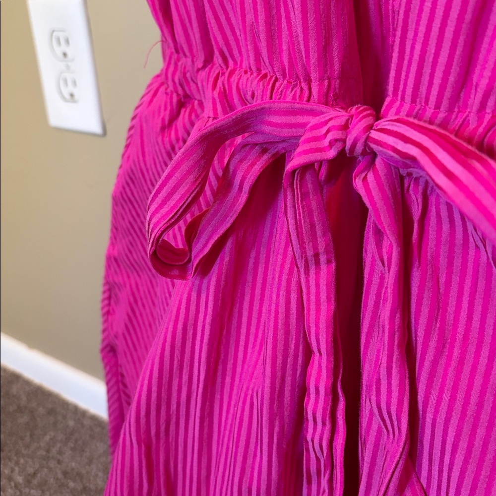 On 34th…Worn Once…Pink Ruffled Sleeveless Dress - Picture 2 of 5